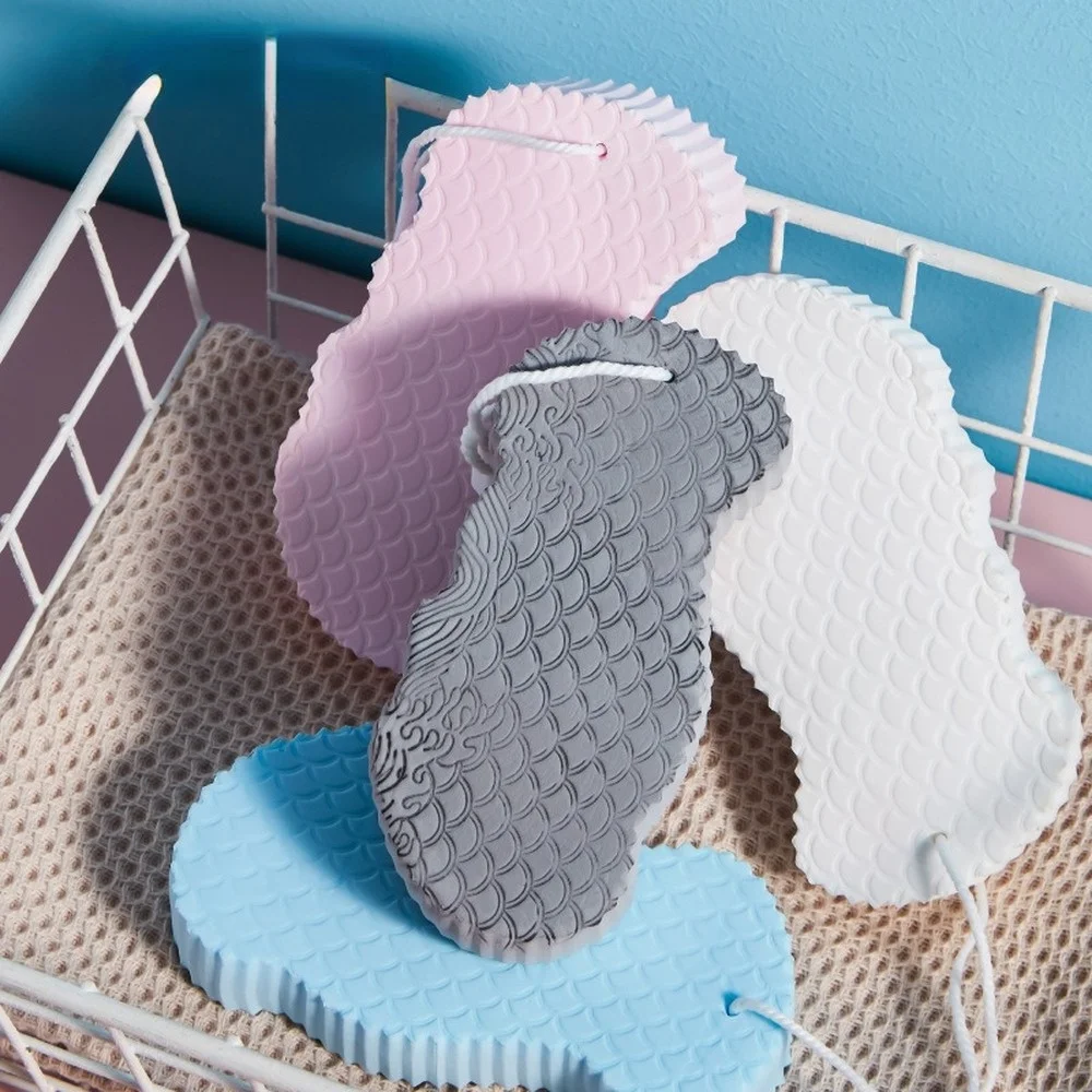 

4Pcs Japan Wisp for Body Scrub Children Painless Brush Rub Baby Bathtubs Bath Brushes Sponges Scrubbers Bathroom Sponge Products