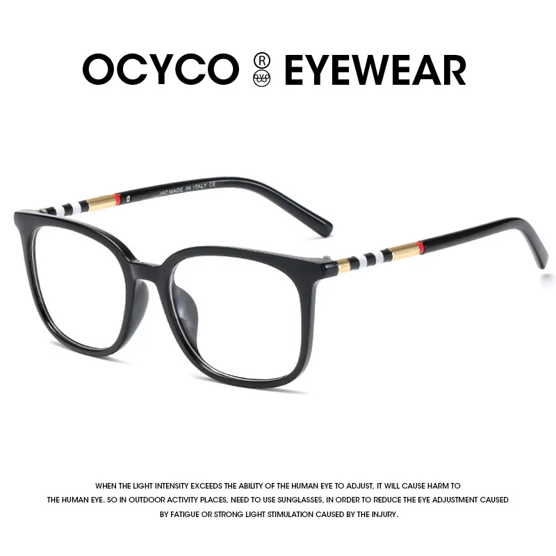 

OCYCO Luxury Square Blue Blocking Sunglasses For Men Retro Punk Vintage Sun Glasses Women Shades Oculos Feminino De Sol Eyewear