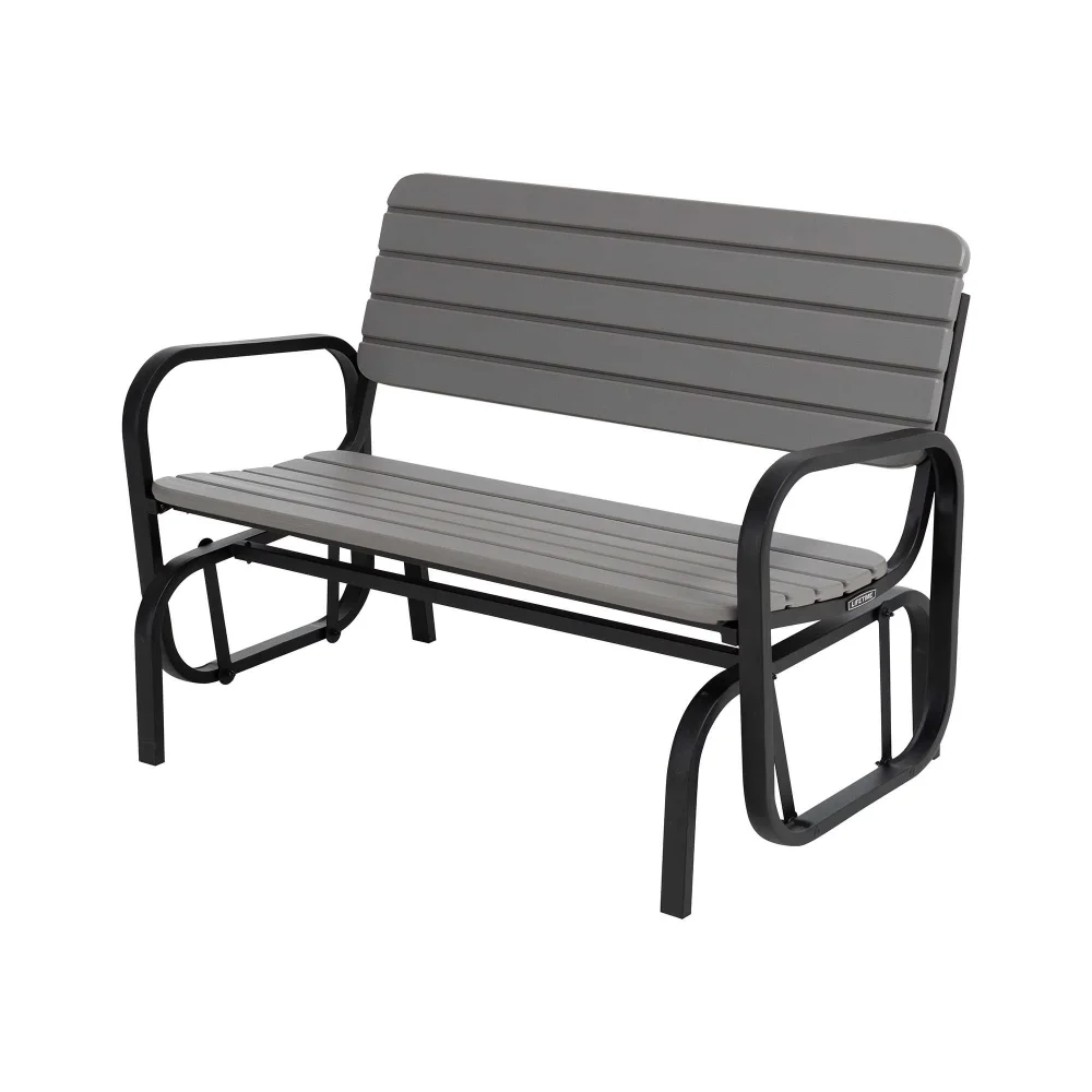

Lifetime Polyethylene Outdoor Glider Bench - Gray (60361)
