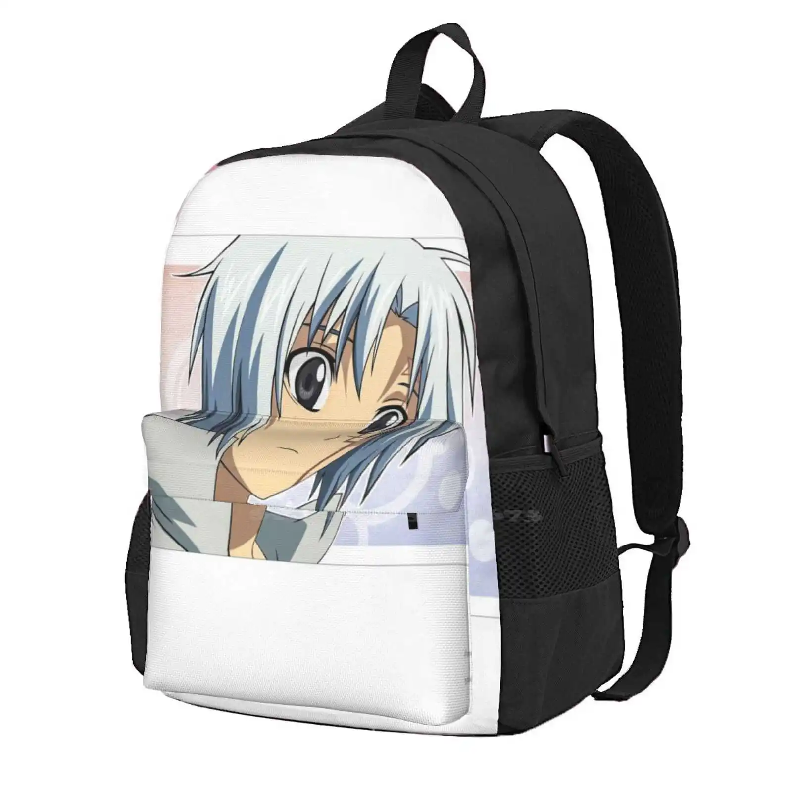 D Gray-Man Allen Walker Fanart Sticker Bag Backpack For Men Women Girls Teenage Anime Manga Fanart Bishie Bishounen Bishonen