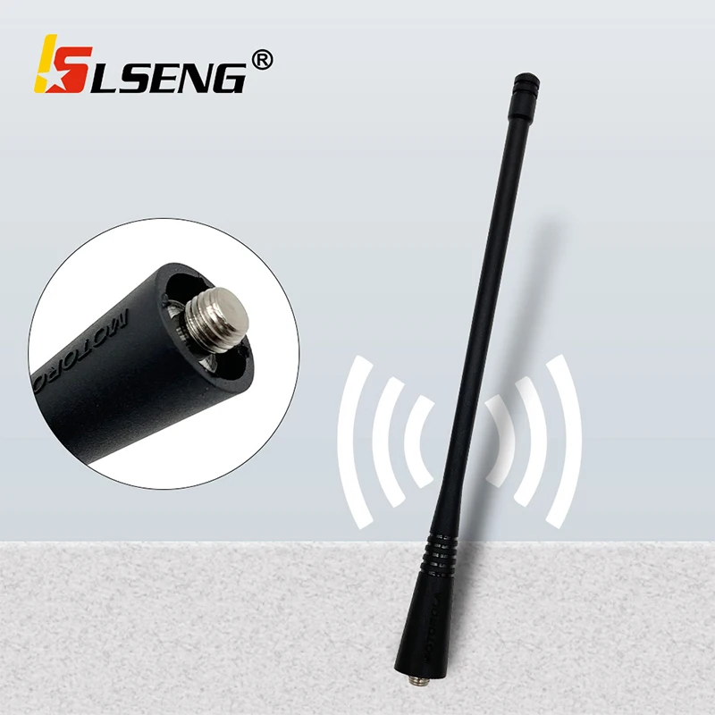 

LSENG MX UHF 403-512 MHz Walkie Talkie Whip Antenna for Motorola HT10 GP140 GP88S GP1280 GP2000 CT150 EX500 PTX600 SP50 PRO1150