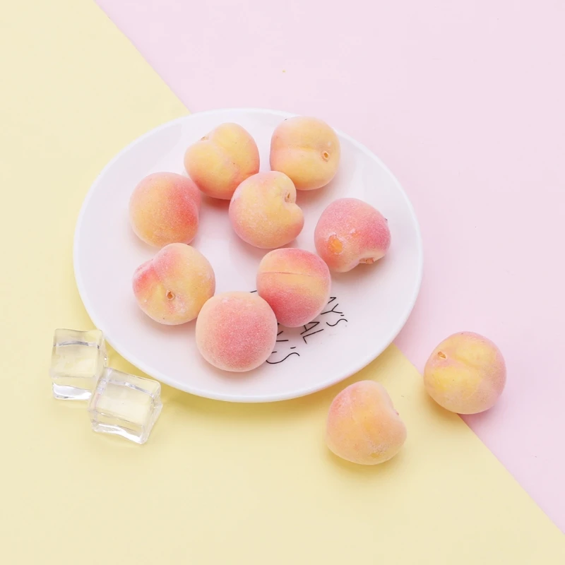 

20pcs Lifelike Simulation Artificial Peach Fake Fruit Disply Home Party Decor