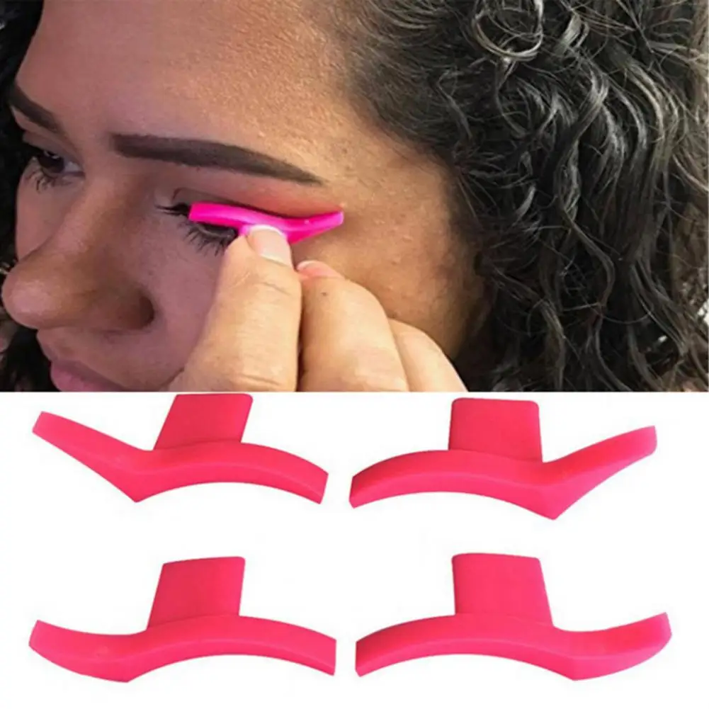 

Dropshipping!! 2Pcs Eyeshadow Stamp Solid Color Makeup Tools Silicone Wing Eye Makeup Applicator for Women