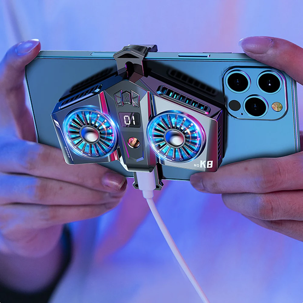 

Полупроводниковый двойной вентилятор охлаждения, радиатор для магнитного планшета/iPad, универсальный быстрый радиатор для Android/iOS, охладите...