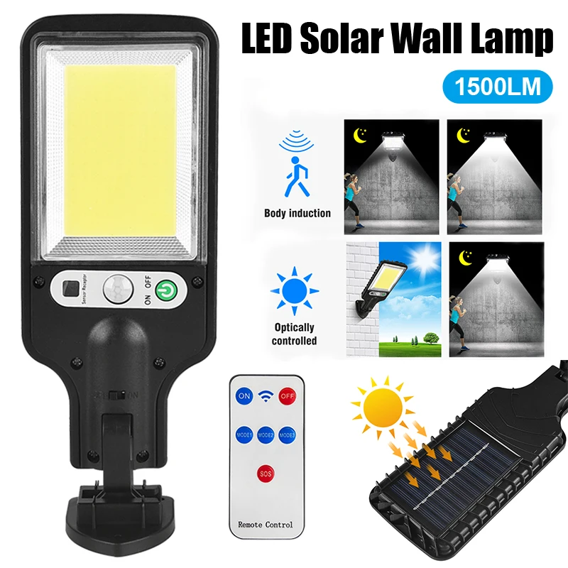 

PIR Motion Sensor Street Lights Solar Led Light Outdoor Wall Lamp Waterproof Garden Decoration Patio Porch Garage Lighting