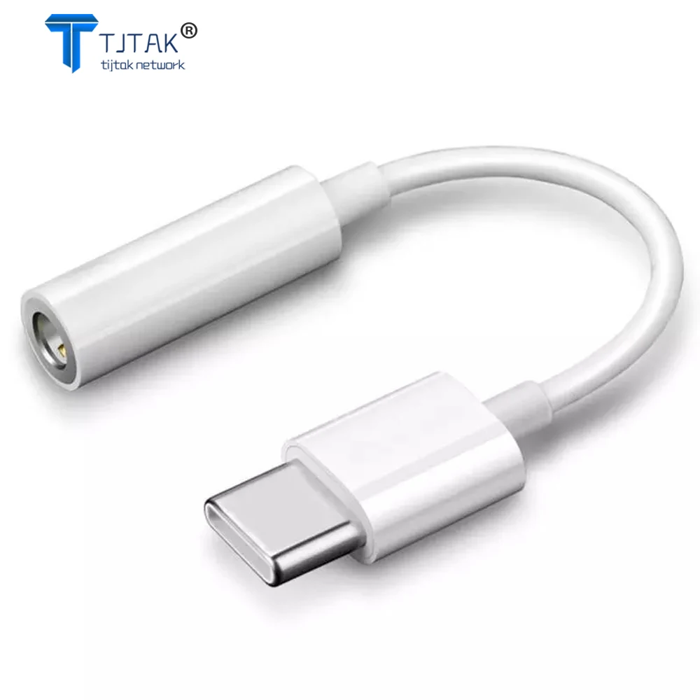 

TYPE-C to 3.5mm Adapter Cable USB-C White For Android Huawei Type-C
