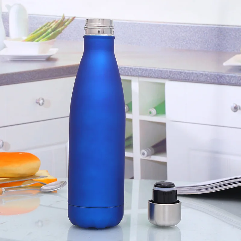 

Logo Custom Double-Wall Vacuum Thermos Bottle Sports Bottle Shaker Cup Outdoor Climbing Water Cup Creative Commemorative Gifts