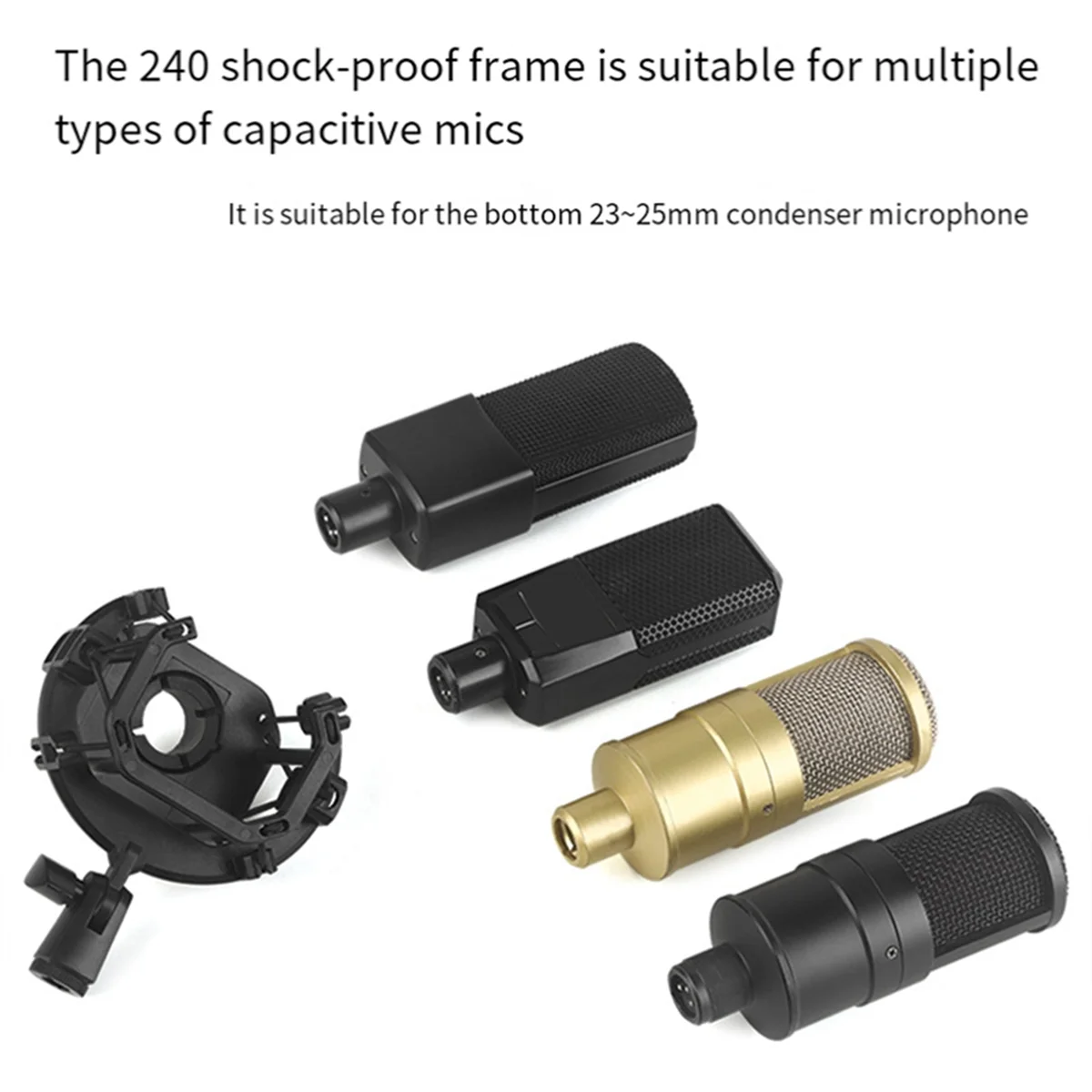 Амортизирующее крепление для микрофона Lewitt LCT-240 держатель записи в прямом эфире