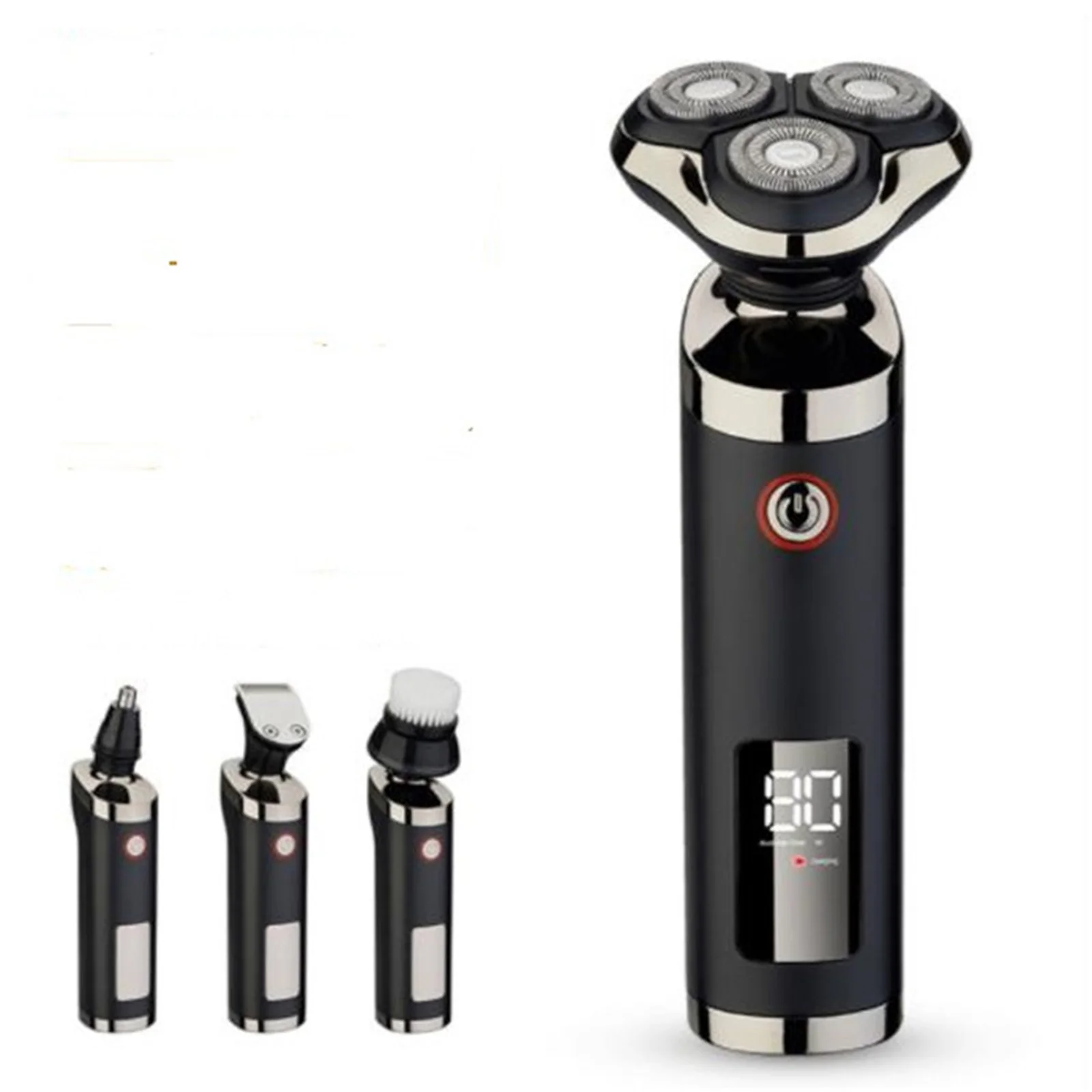 For Men 3d Beard Razor Facial Haircut Close Shaving Machine Man Face Grooming Kit Balding Head Clipper