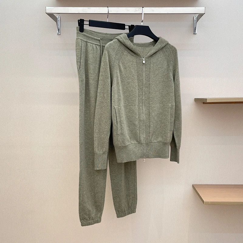 NIGO женское кашемировое однотонное пальто с капюшоном на весну осень и зиму