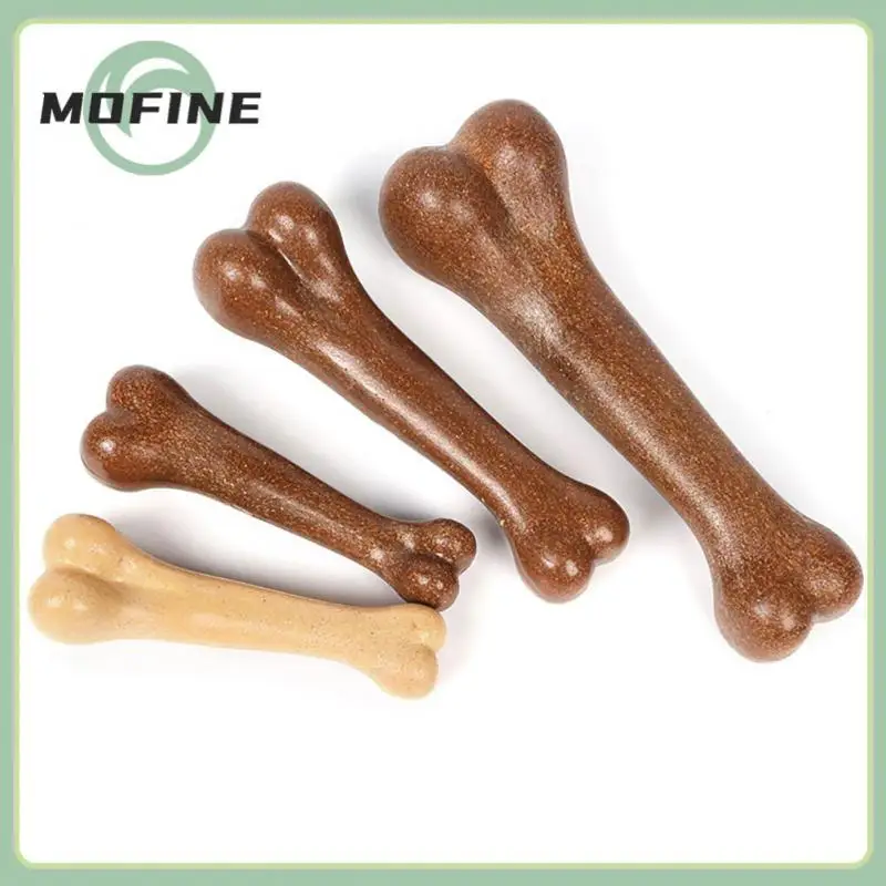 

Natural Dog Teething Stick Interactive Wear-resistant Molar Teeth Clean Stick Durable Bite-resistant Cowhide Bone Simulation