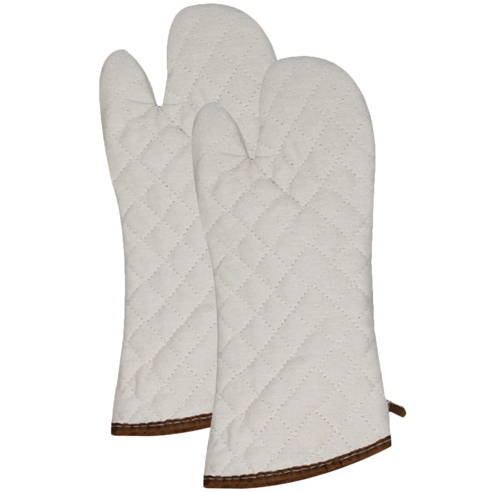 

Gloves Kitchen Oven Mitts Mittens Heat Hand Protection Cooking Resistant Bakery Baking Thickened Resistance