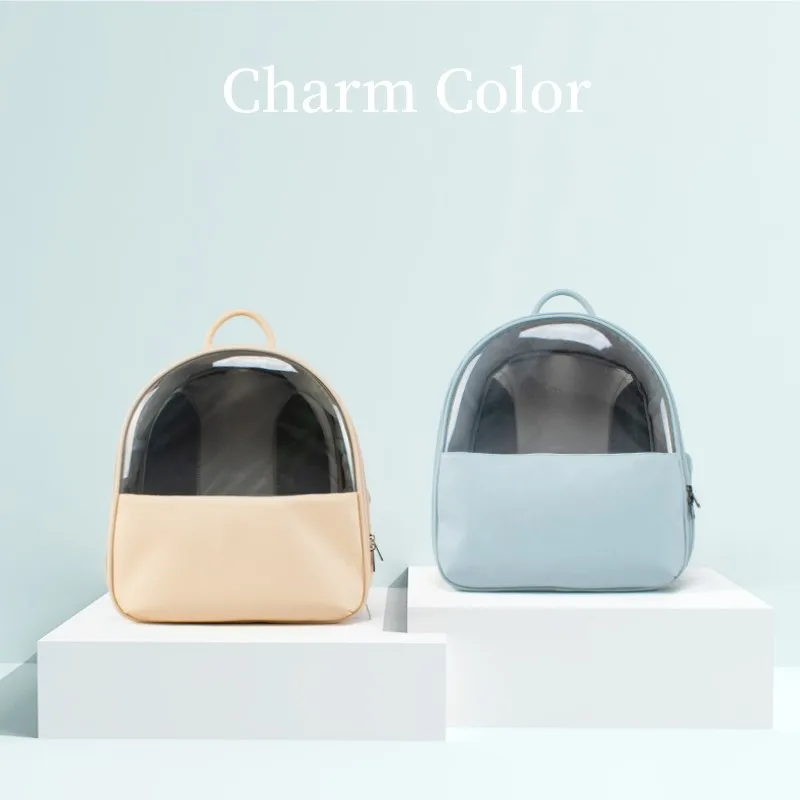 Вместительный дорожный рюкзак для домашних животных, Высококачественная кожаная уличная сумка для кошки, портативная переноска с сетчатыми вентилируемыми окошками