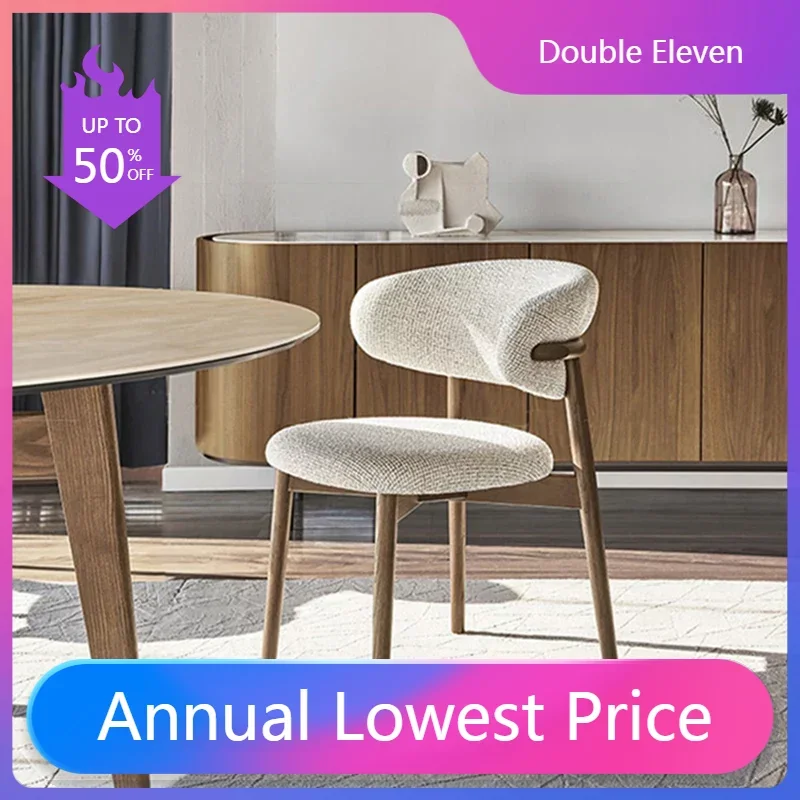 

Throne Design Dining Chairs Ergonomic Desk Modern Lounge Dining Chairs Replica Gaming Nordic Chaise Bois Kitchen Furniture WRX