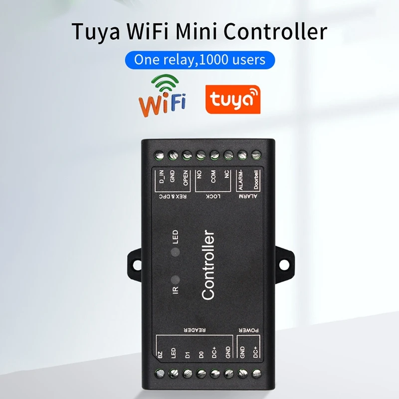 Контроллер Wi-Fi TUYA с одним дверным пультом дистанционного управления панель