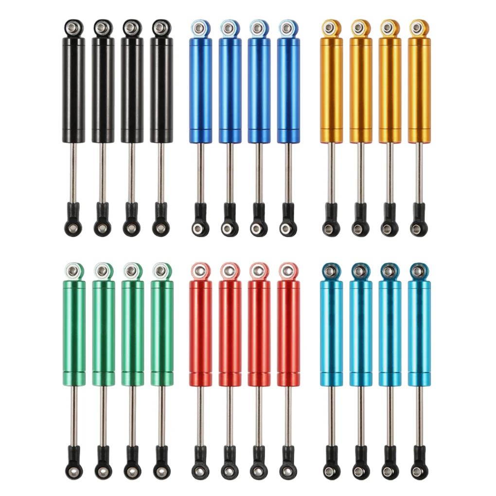 1/10 Гладкий Блестящий абсорбер из алюминиевого сплава для Axial SCX10 D90 TRX4 TF2 CC01 деталь