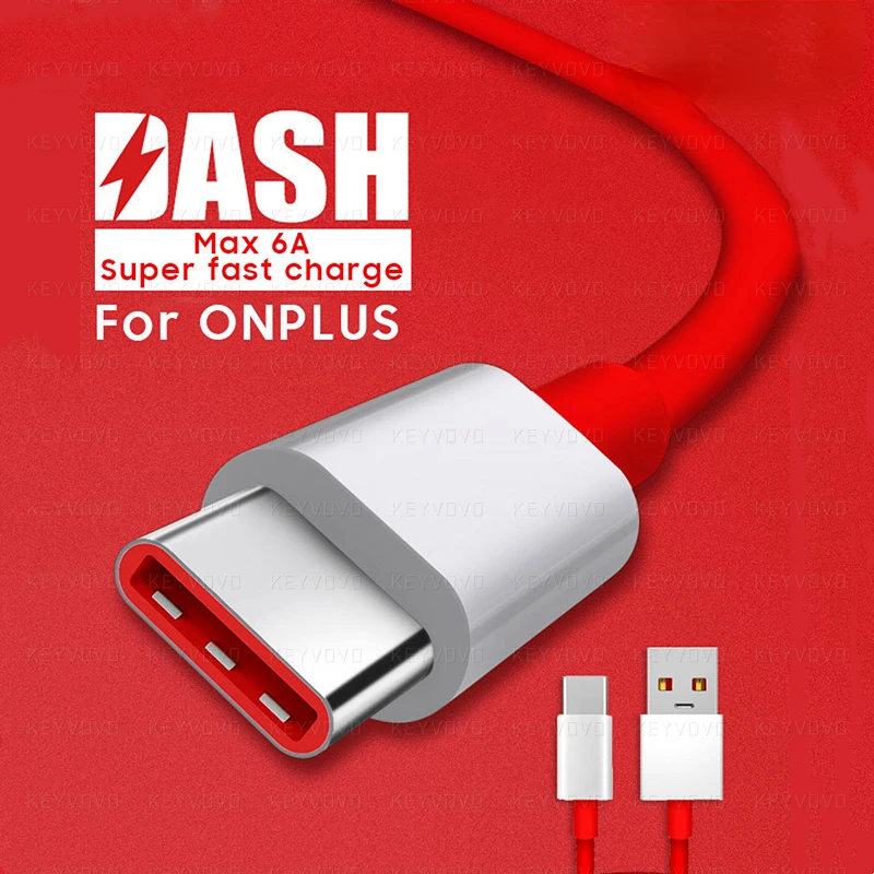 

6A For Oneplus Dash Warp Usb Type C Data Cable Fast Charge Cables 1m 2m Charger Cord For One Plus 7t 8pro 8t 9pro 9r Nord 6t 5t