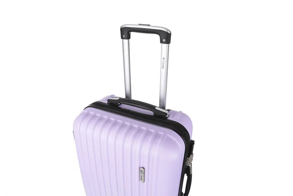 Чемодан средний L’Case Krabi ABS-пластик лиловый 22&quot |