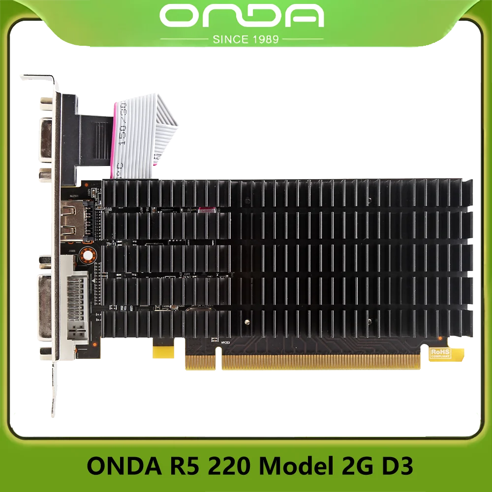 

ONDA R5 220 модель 2G D3 компьютерная видеоигра графическая карта VGA HDMI