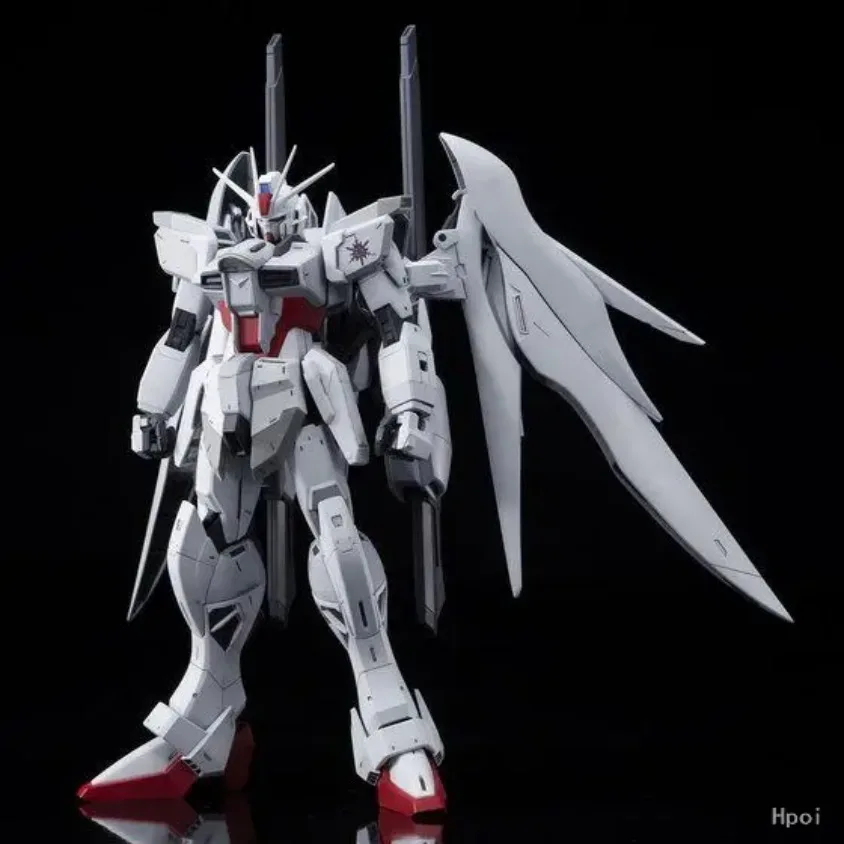 Фото Коллекционная сборная модель Bandai MG ZGMF-X56S Impulse Gundam Blanche: Фигурка Гандама из аниме SEED, подарок для фанатов №3