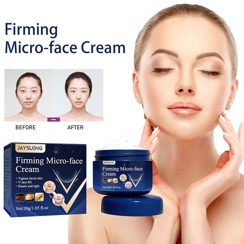 

V-face Firming Cream Tightens Contours Lifts Tightens Facial Relaxation Removes Double Chin Burns Facial Fat Massage Cream 30g