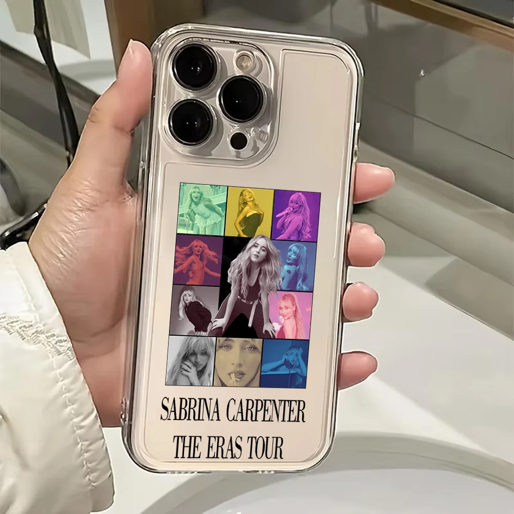 Чехол для телефона Singer Samsung S25 S24 S23 S22 S21 S20 FE Note20 Note10 Plus Ultra Lite 5G S-Sabrina C-Carpenter Clear Soft TPU