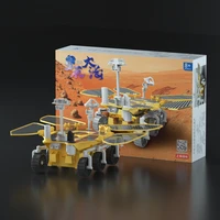 diy assembly solar mars rover electric mechanical car science tech puzzle toy bionic smart robot car toys education blocks toys
