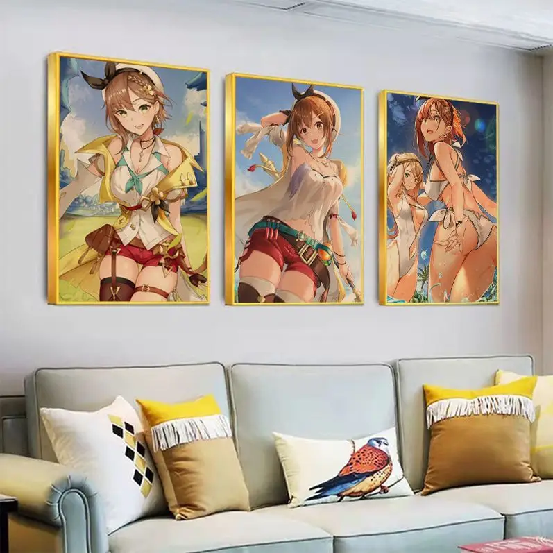 

Atelier Ryza Retro Kraft Paper Poster Kraft Paper Sticker DIY Room Bar Cafe Decor Art Wall Stickers