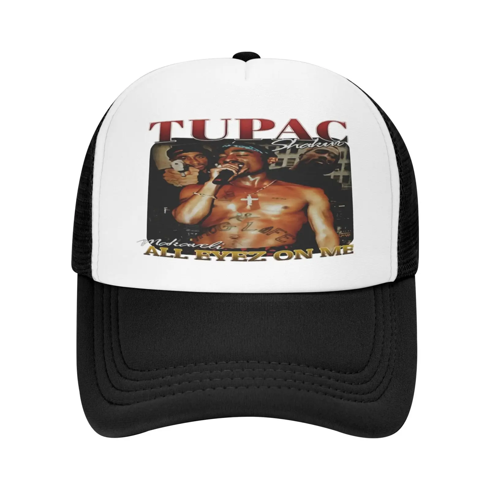 

Tupac Shakur All Eyez On Me Cap Balaclava Cap Female Beret Hat Men Women Hat Women's Bucket Hat Hip Hop Caps Bonnets For Women