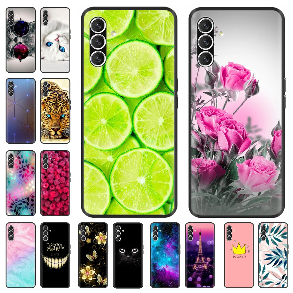 

Casing For Samsung Galaxy A14 5G Phone Case Black Silicone Bumper Soft Back Cover Case For Samsung A14 5G Case Fundas Coque Etui