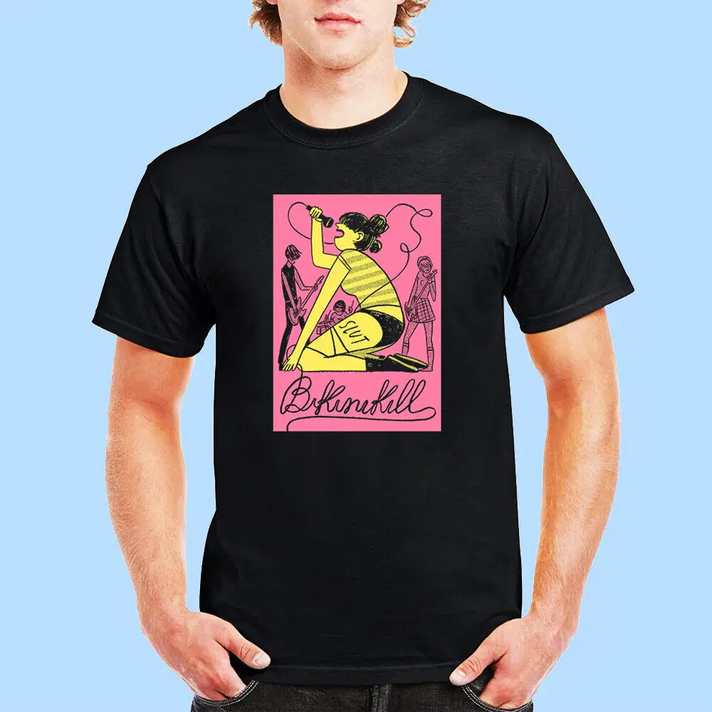 Ship from US!! Classic Bikini Kill Music Black Mens T-Shirt Size S 5XL