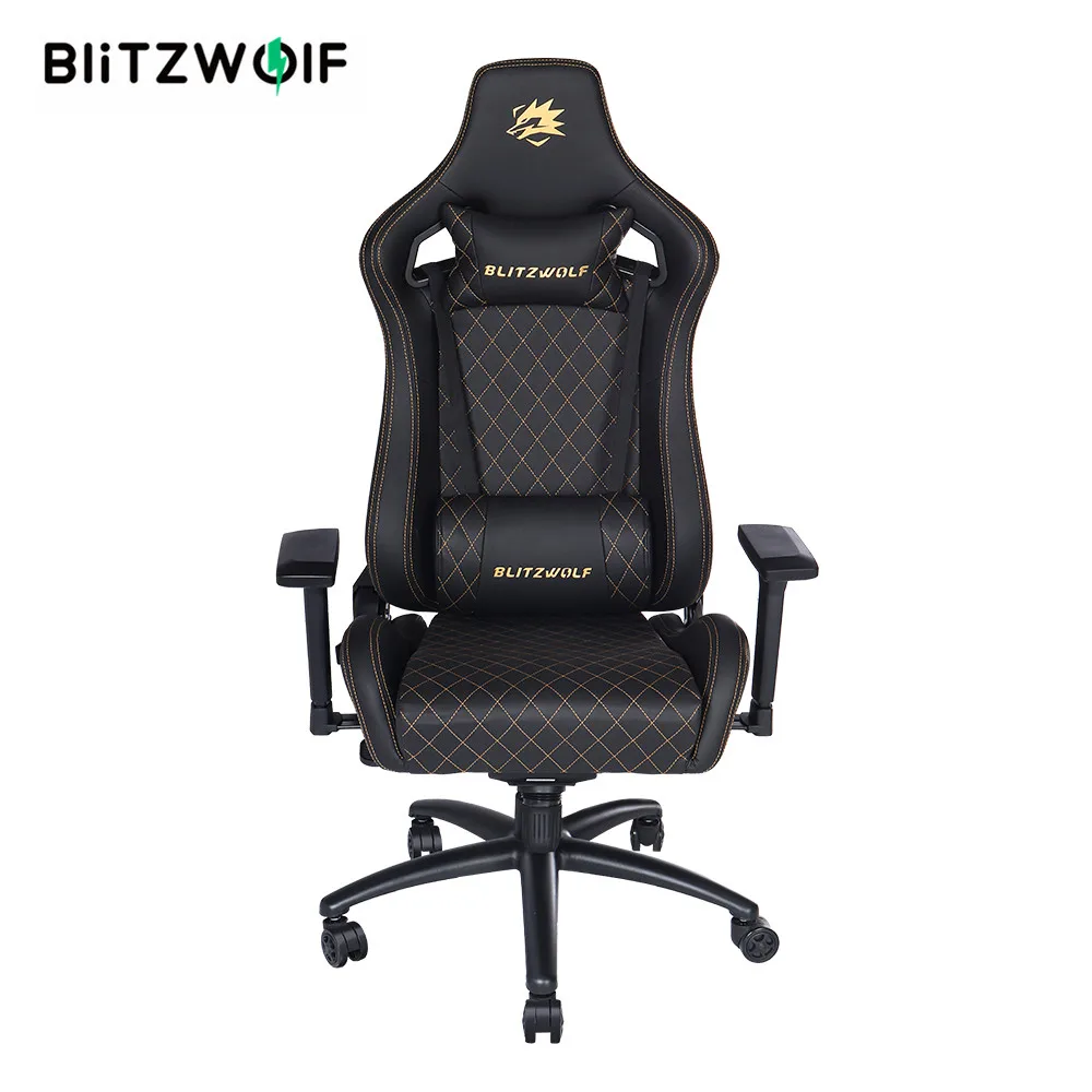 

Вращающееся на 180 ° регулируемое кресло BlitzWolf, игровой стул для WCG, эргономичный дизайн, настольное кресло, Широкая спинка, кресло для дома и о...