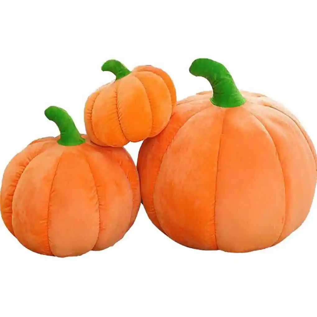 

40/30/18cm Soft Large Pumpkin Stuffed Doll Halloween Decorations Baby Pumpkin Cushion Bed Pillow Kids Gifts