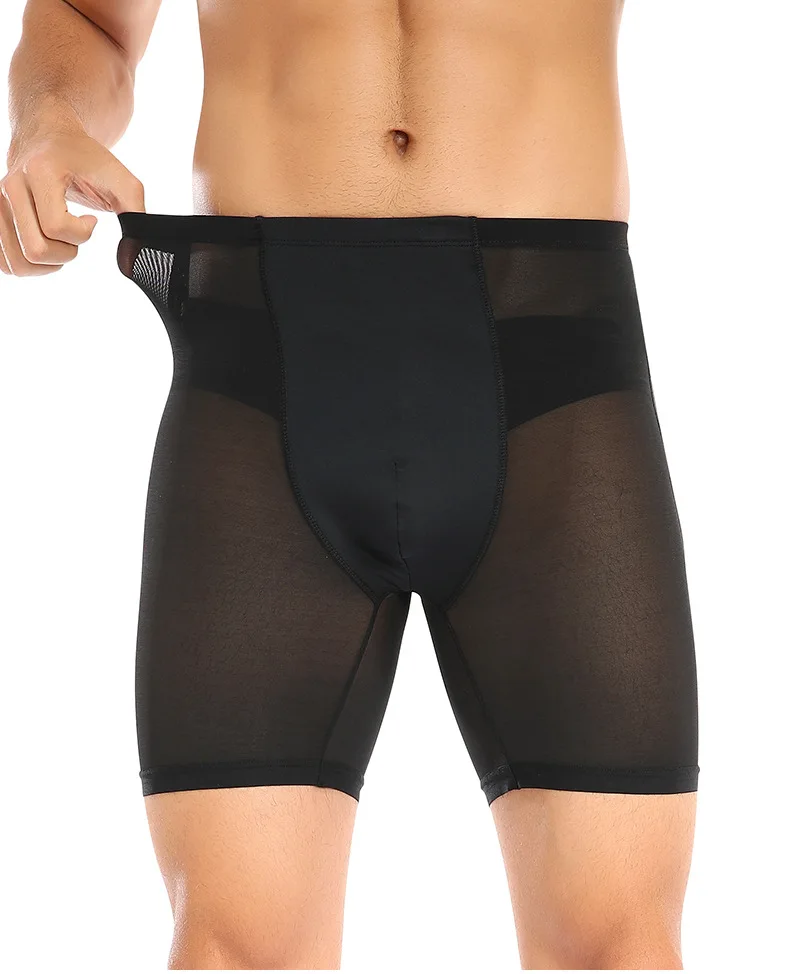 

Removable Pads Hip Buttocks Enhancer Panties Men Shaper Shapewear Booty Lift High Waist Faja Butt Lifter Sexy Boxer Shorts