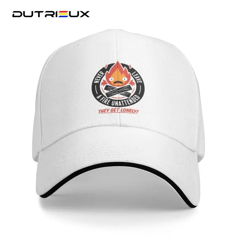 

Baseball Cap For Women Men Anime Howl's Moving Castle Calcifer Sun Protection Adjustable A Heart Is A Heavy Burden Dad Hat