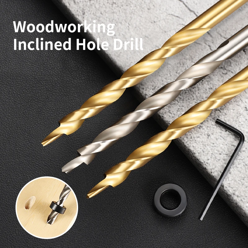 Сверло ступенчатое с наклонным отверстием 1/4 дюйма для работ по дереву - купить