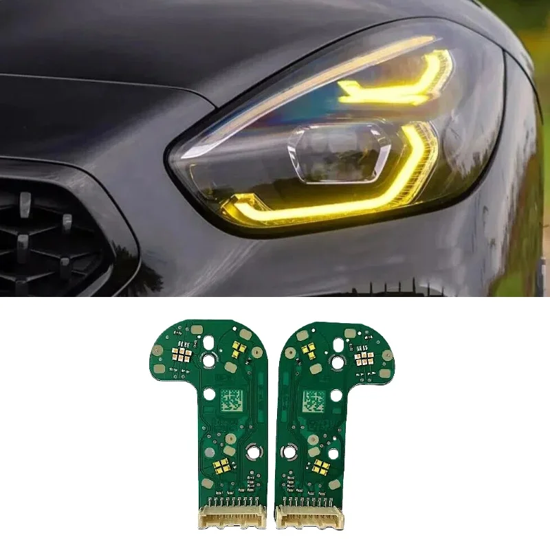 

Желтые платы Angel Eye DRL для 2019 2020 2021 2022 2023 2024 BMW Z4 G29 Светодиодные фары дневных ходовых огней Модуль указателя поворота