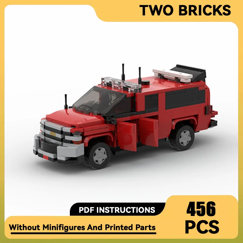

Car Series YcMoc Building Blocks New York Fire Brigade Battalion 46 Model Technology Bricks Brand-name Vehicle DIY Toy For Child