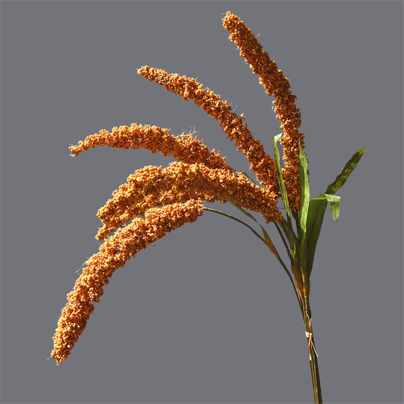 

Icker grain fake flower bundle Artificial Flowers for Home Wedding Decoration flores artificiais indie room decor