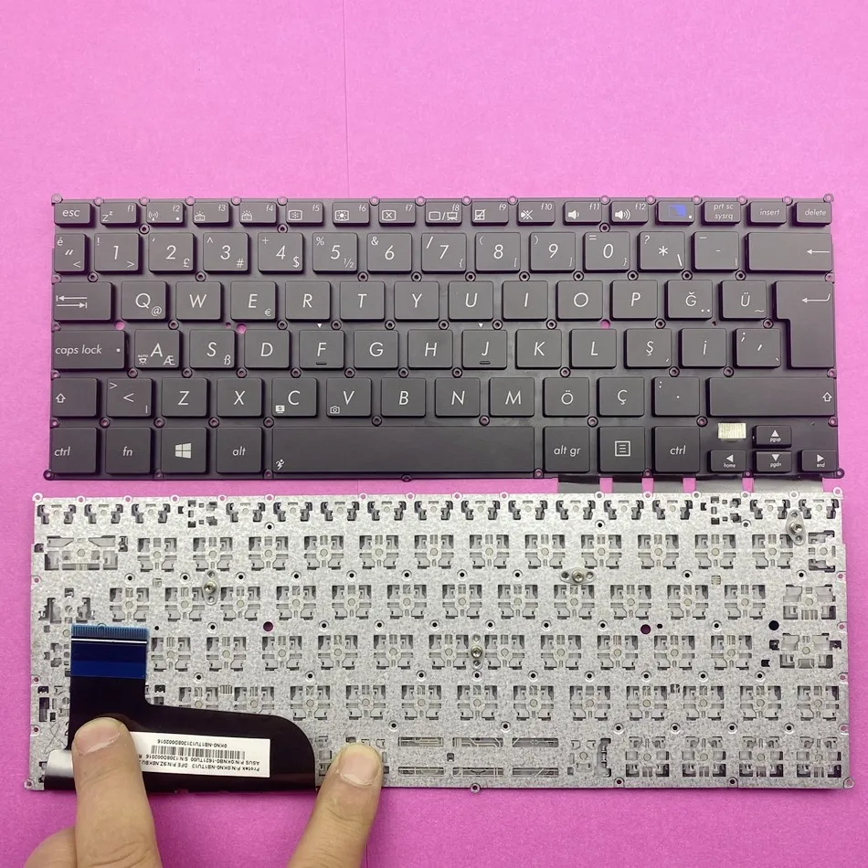 

Turkish Laptop Keyboard For Asus TAICHI 21 TAICHI21 0KN0-NB1TU13 Without Frame TR Layout