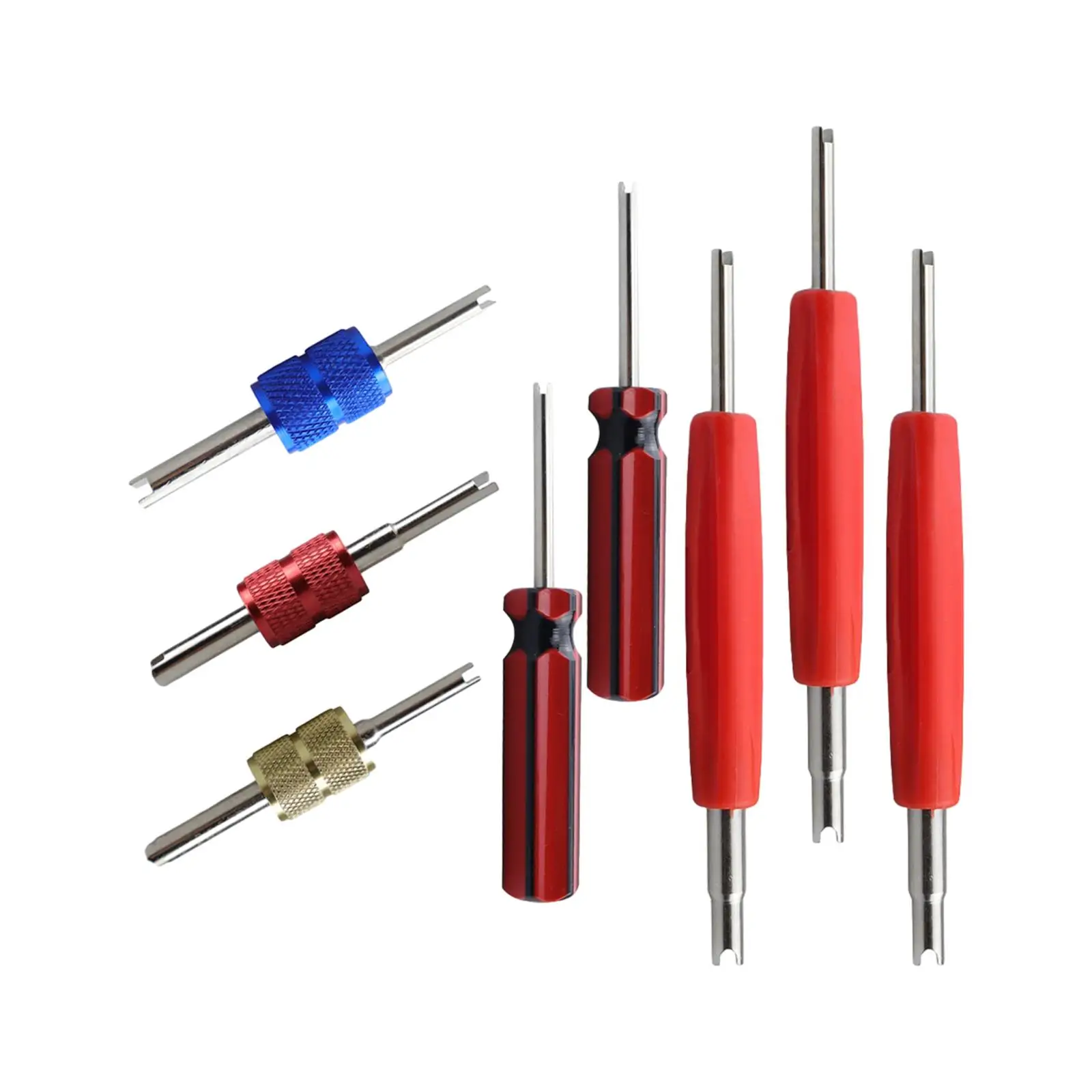 8 Pieces Tire Valve Stem Removal Tool Durable High Performance Tire Repair Tools