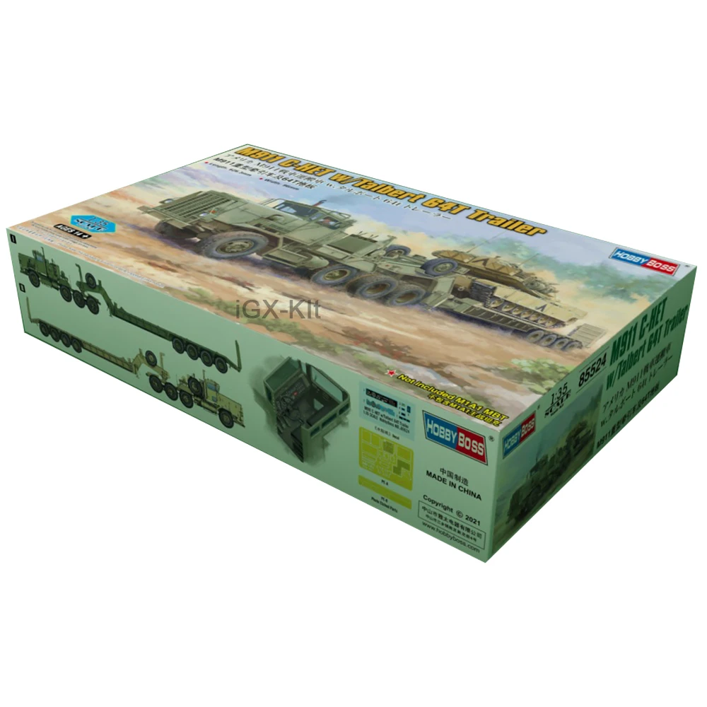 Hobbyboss 85524 масштаб 1/35 M911 C-Het с прицепом Talbert 64T игрушка для хобби пластиковая модель