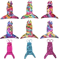 18 inch girl doll clothes colorful fishtail sling set newborn baby toy accessories for 43cm boys american doll gift c404