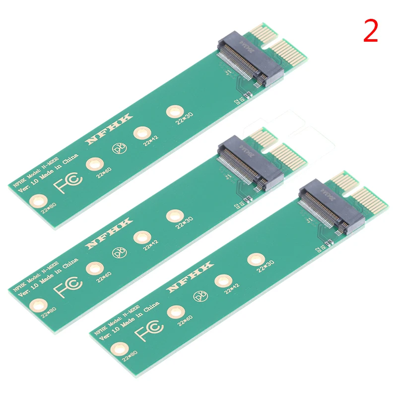Новый 1 шт. NVMe PCIe x4 x2 M.2 NGFF SSD для x1 адаптер карты на |