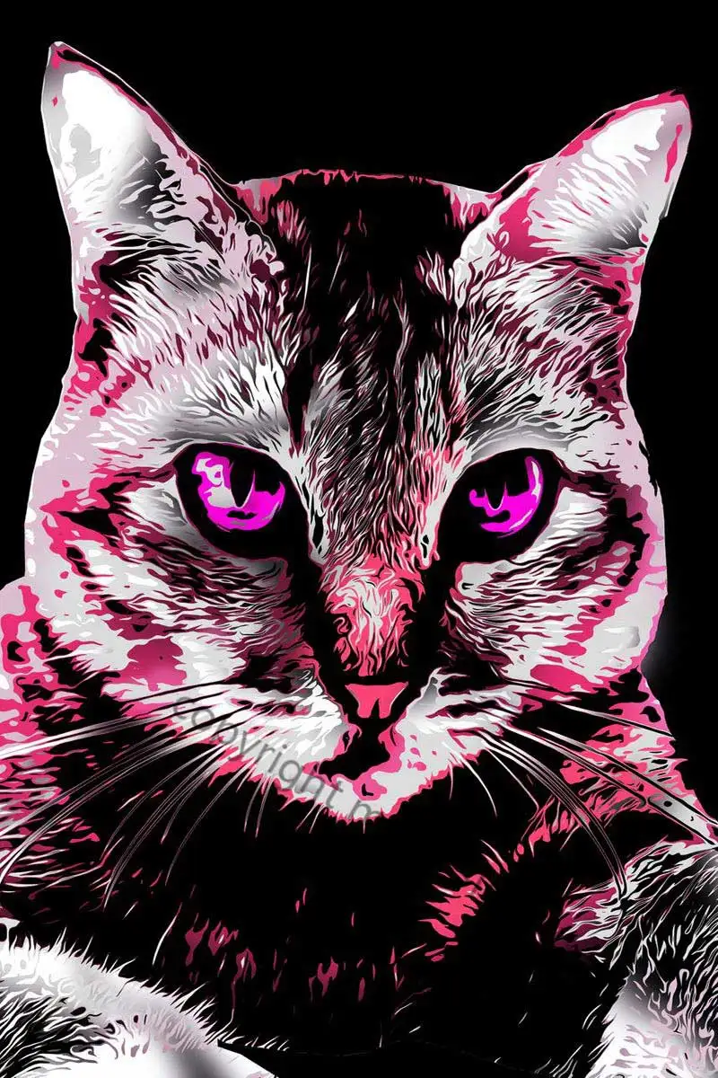 

Красивая неоновая металлическая вывеска в виде кошки, жестяные таблички, Настенный декор, неоновая вывеска для украшения комнаты, для дома, ...