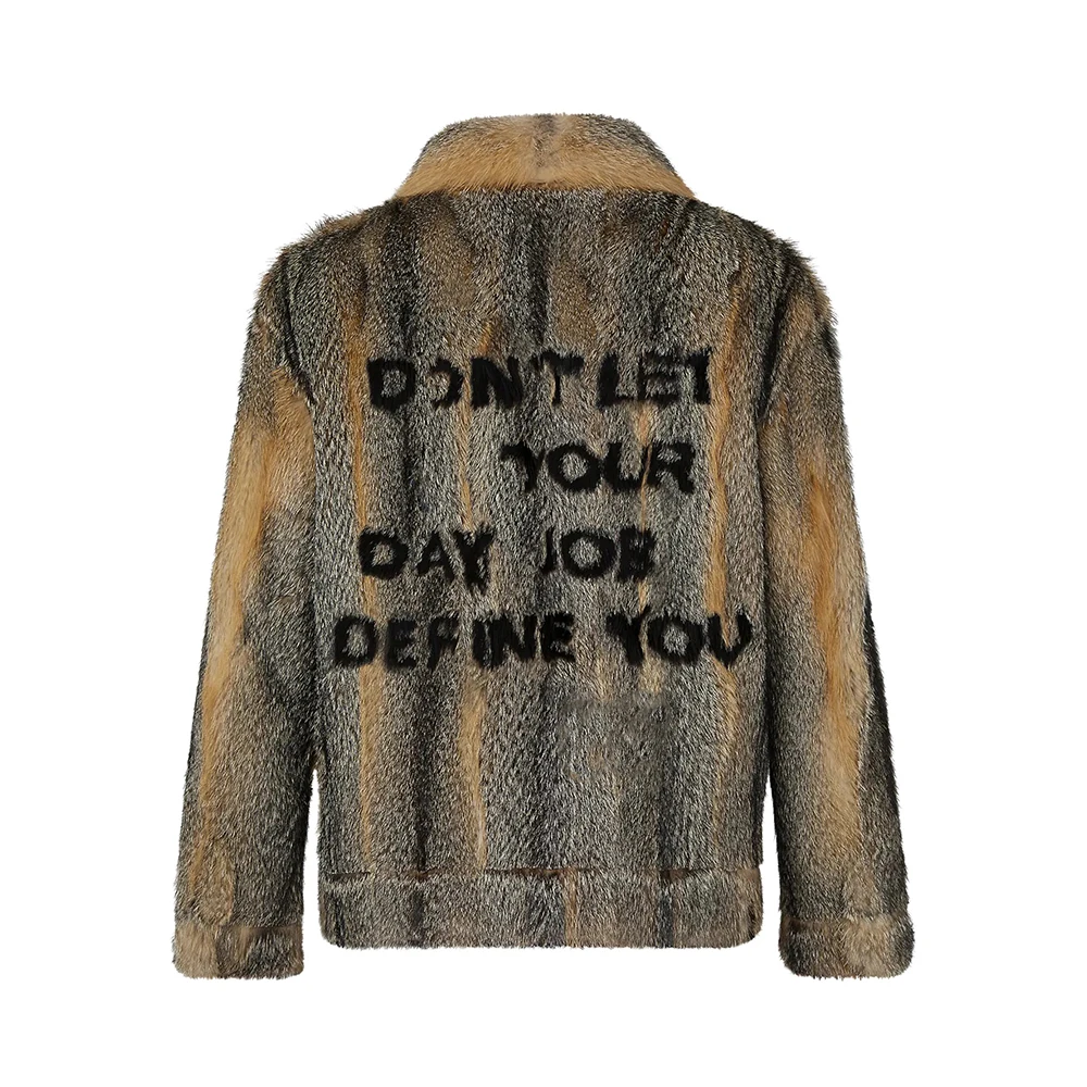 

NIGO Fur Blouson With Logo Lettering #nigo8688