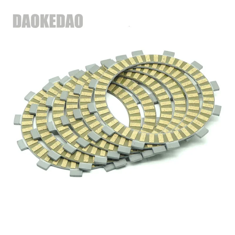 

Для Hyosung Comet GT250 GT250R Aquilla GV250 GT GV 250 250R оптоволоконный комплект фрикционных дисков сцепления мотоцикла, 6 шт.