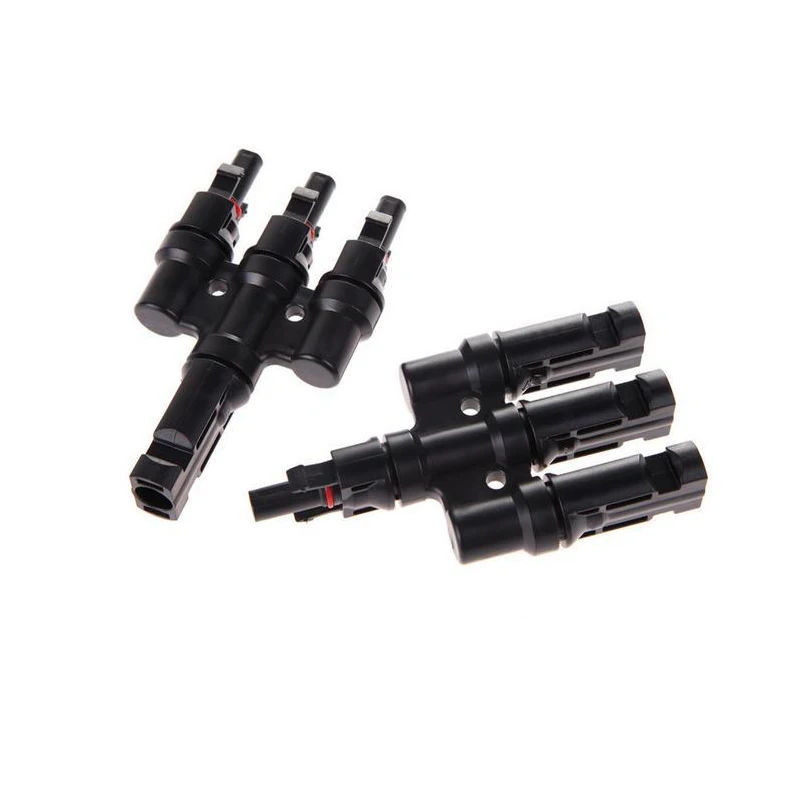 

1 pair 3 to 1 T Branch Connectors Solar Pair SOLAR PV Connectors MMF FFM for PV / Photovoltaic System
