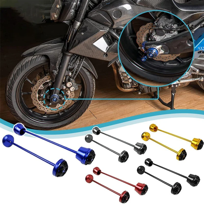 

Motorcycle Wheel Protector MT07 Rear Front Axle Fork Crash Sliders For YAMAHA MT-07 FZ07 FZ-07 FZ MT 07 Tracer XSR 700 2014-2022