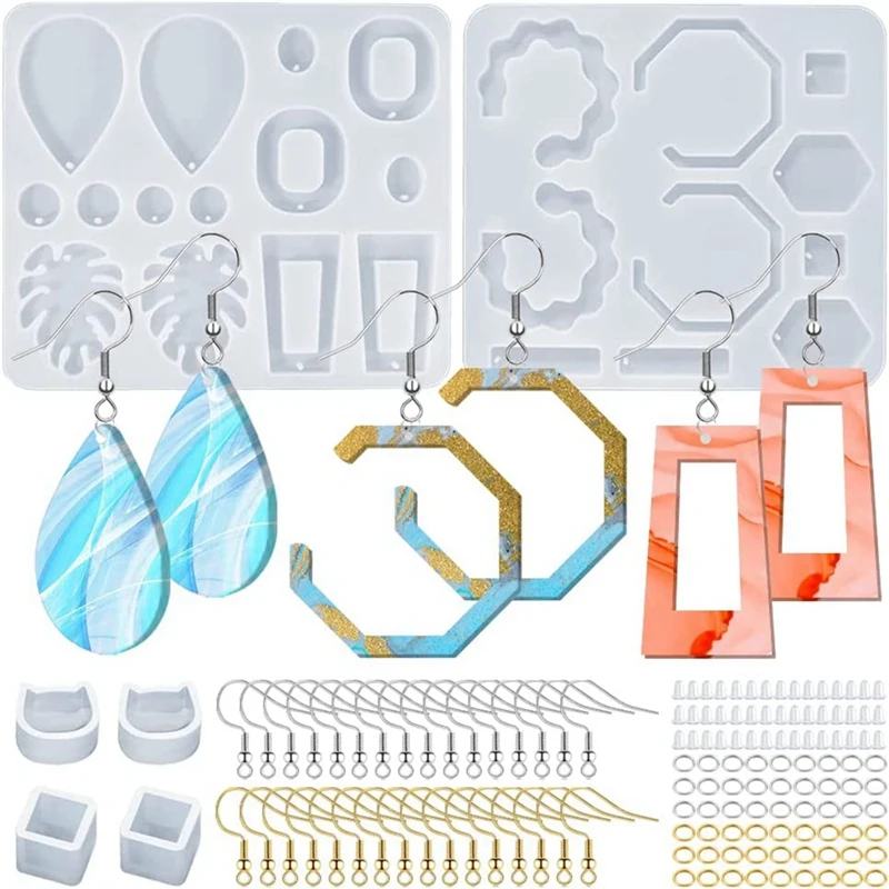

Resin Earring Mold, Jewelry Earring Silicone Molds For Epoxy Resin Casting, Resin Hoop Earrings Mould For DIY Jewelry